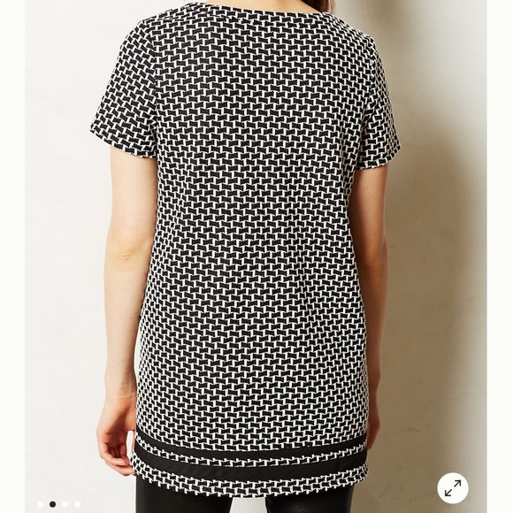 Anthropologie Postmark Basketweave Tunic - Picture 3 of 9